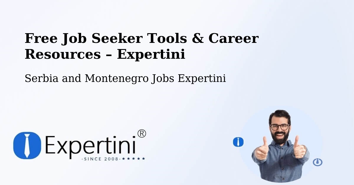 Free Job Seeker Tools & Career Resources – Thunder Bay District - Thunder Bay District, Serbia and Montenegro Jobs Expertini